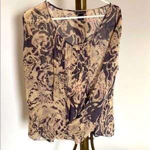 Ella Moss silk top with gorgeous details
